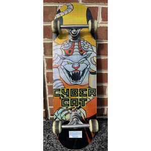 Vintage Variflex Of California “Cyber Cat” Skateboard Cat woman Batman